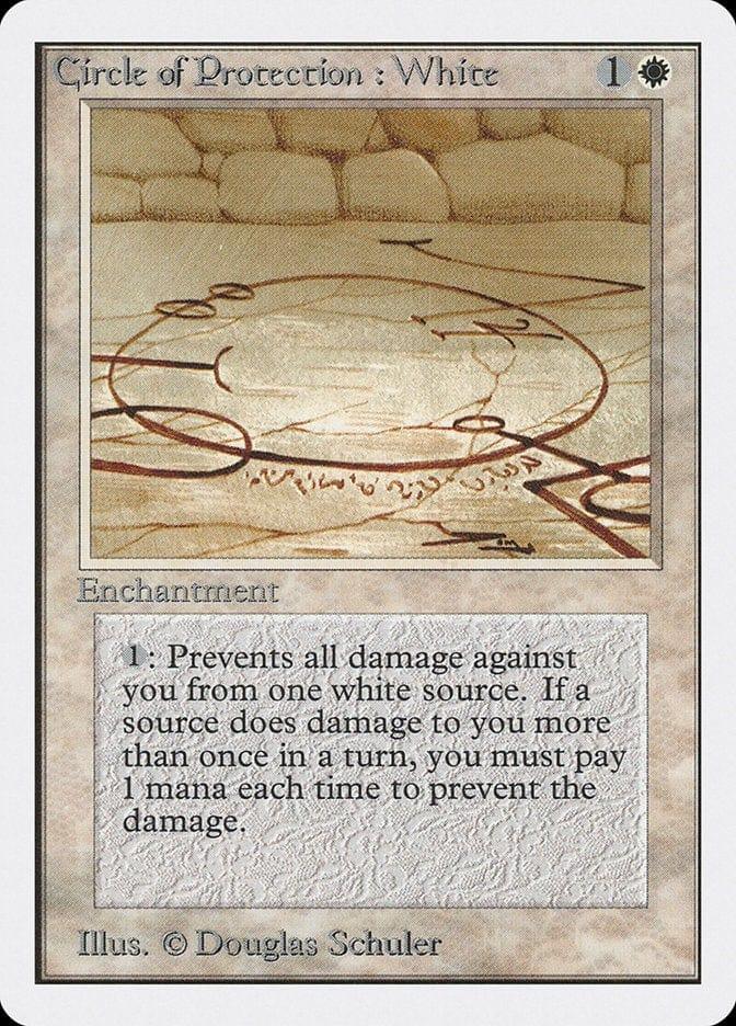 Magic: The Gathering MTG Single Circle of Protection: White [Unlimited Edition]