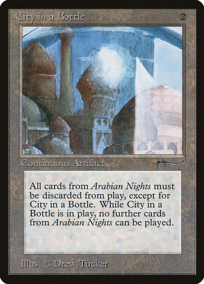 Magic: The Gathering MTG Single City in a Bottle [Arabian Nights]