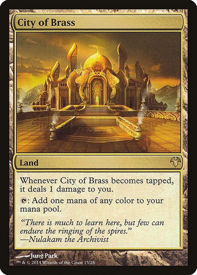 Magic: The Gathering MTG Single City of Brass [Modern Event Deck 2014]