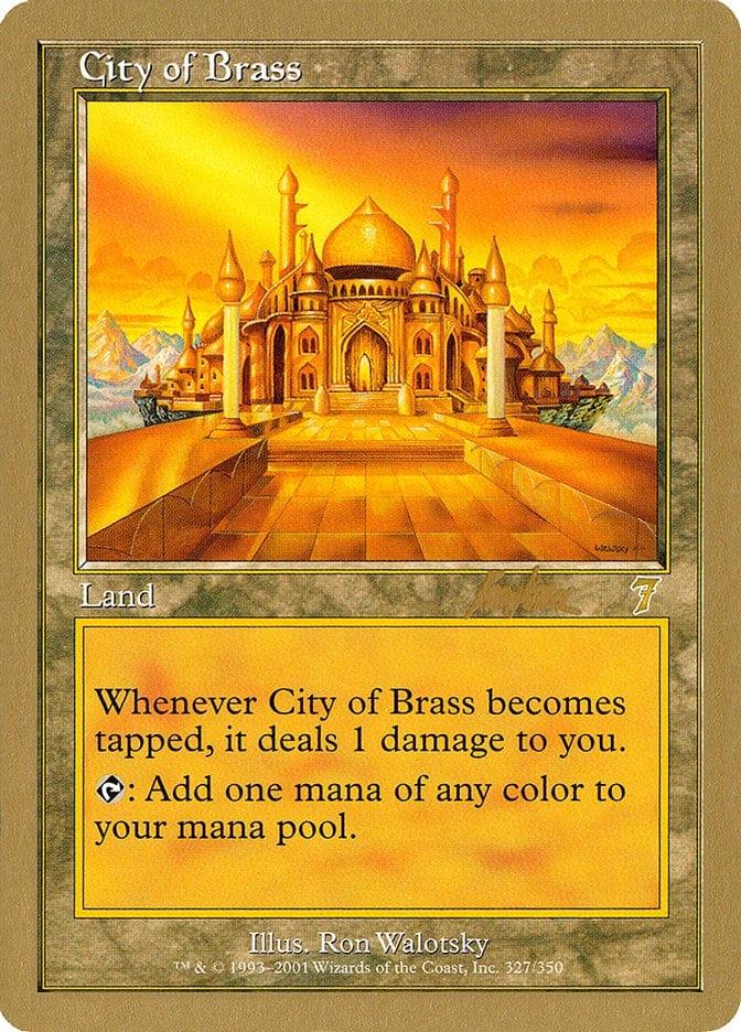Magic: The Gathering MTG Single City of Brass [World Championship Decks 2002]