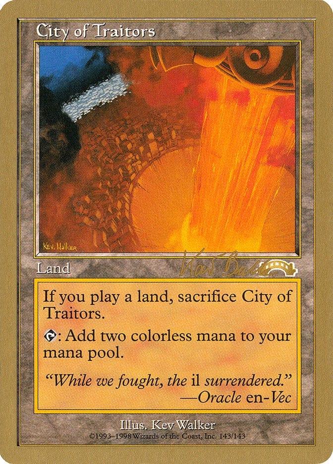 Magic: The Gathering MTG Single City of Traitors [World Championship Decks 1999]