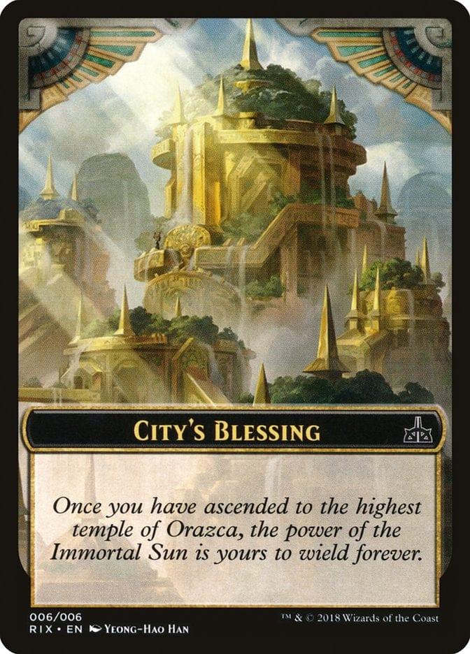 Magic: The Gathering MTG Single City's Blessing [Rivals of Ixalan Tokens]