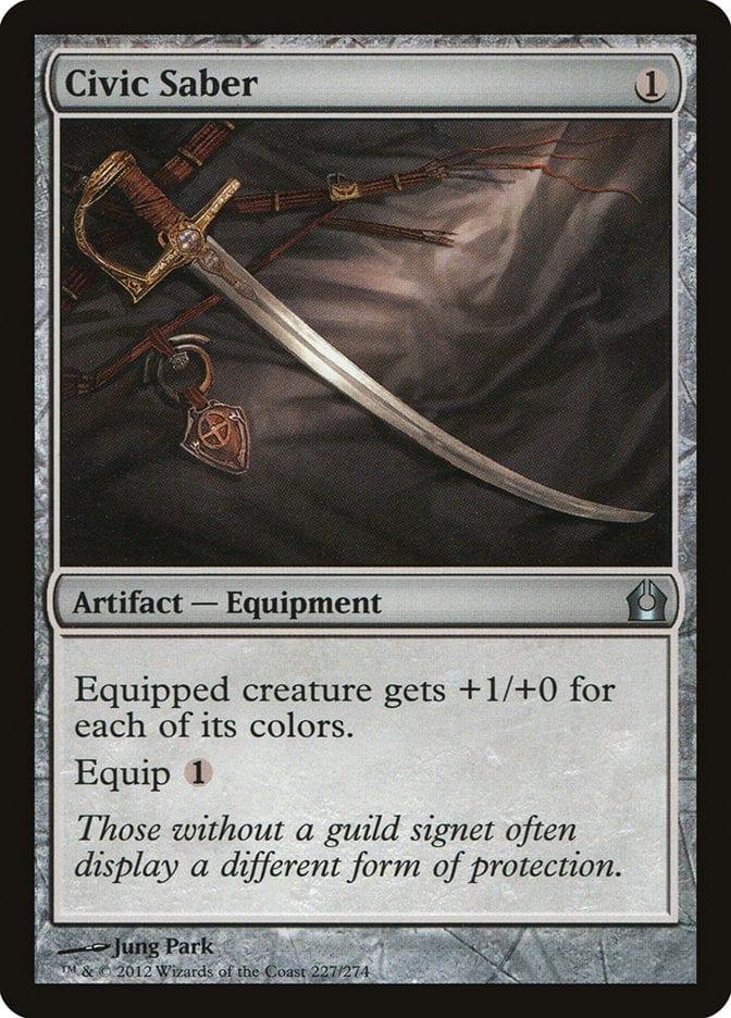 Magic: The Gathering MTG Single Civic Saber [Return to Ravnica]