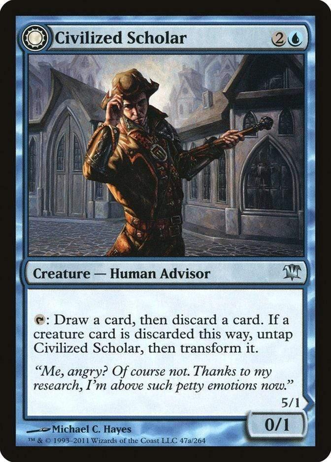Magic: The Gathering MTG Single Civilized Scholar // Homicidal Brute [Innistrad]