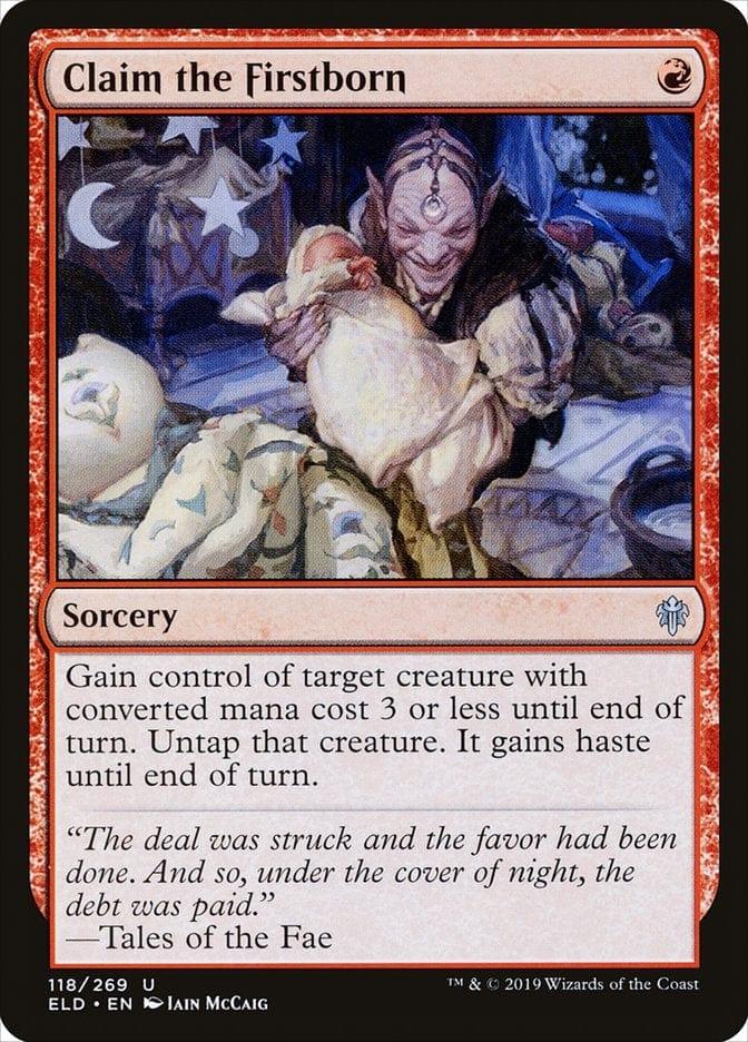 Magic: The Gathering MTG Single Claim the Firstborn [Throne of Eldraine]