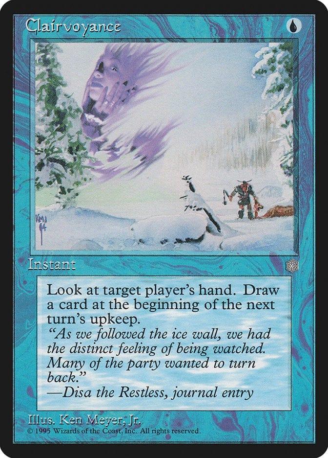Magic: The Gathering MTG Single Clairvoyance [Ice Age]