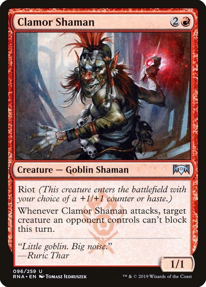 Magic: The Gathering MTG Single Clamor Shaman [Ravnica Allegiance]