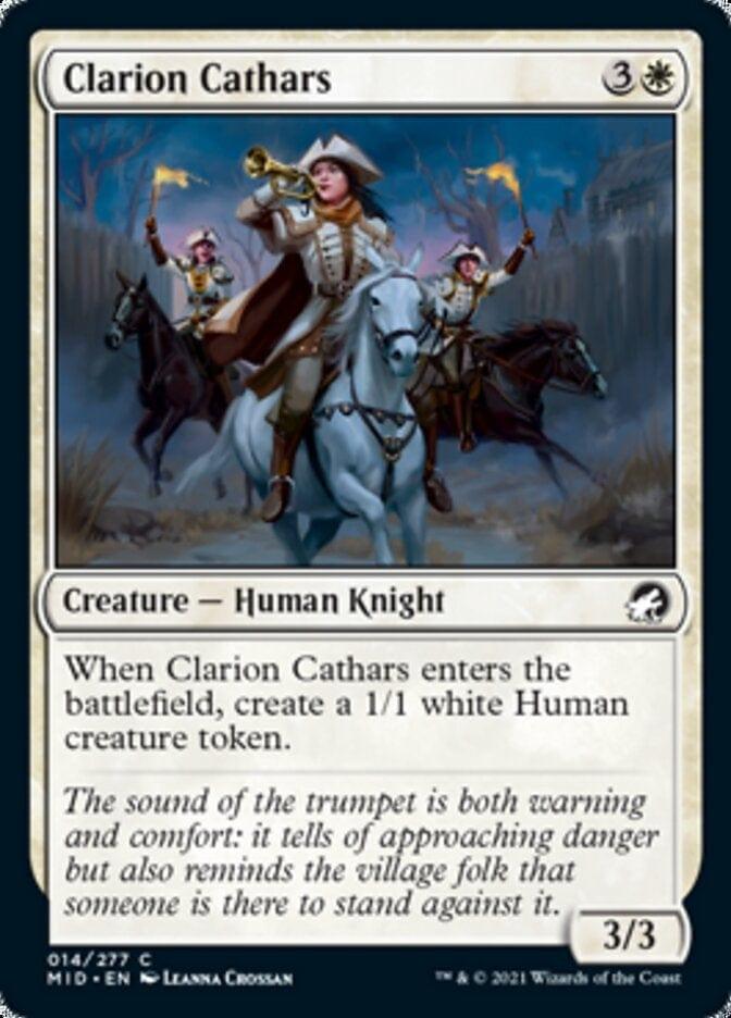 Magic: The Gathering MTG Single Clarion Cathars [Innistrad: Midnight Hunt]