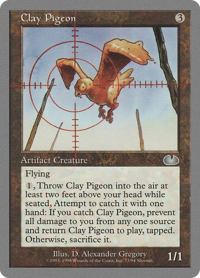 Magic: The Gathering MTG Single Clay Pigeon [Unglued]