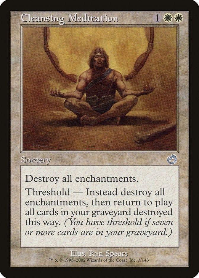 Magic: The Gathering MTG Single Cleansing Meditation [Torment]