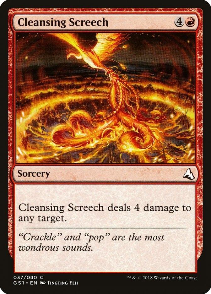 Magic: The Gathering MTG Single Cleansing Screech [Global Series Jiang Yanggu & Mu Yanling]