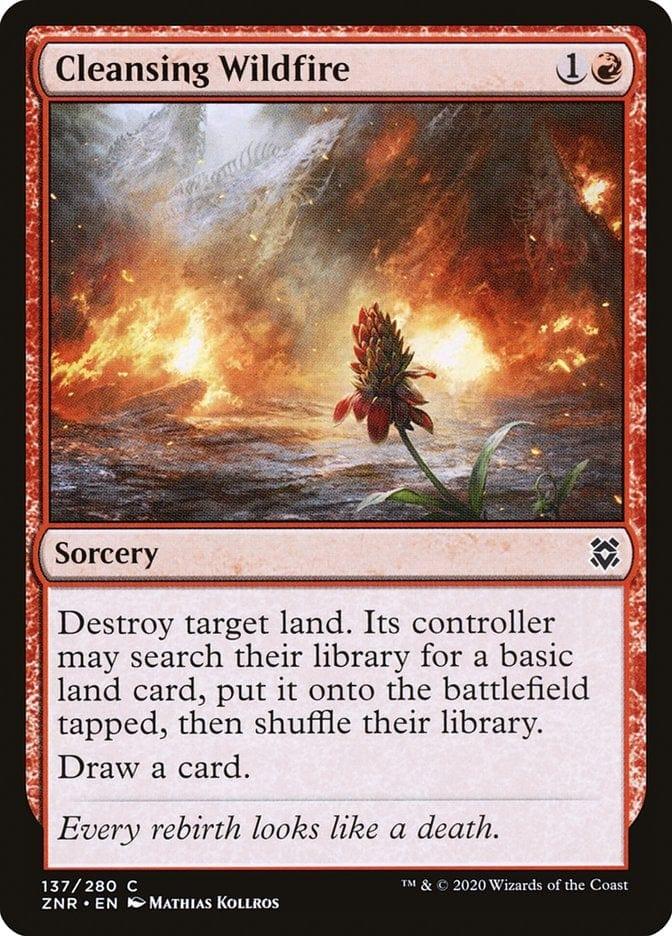 Magic: The Gathering MTG Single Cleansing Wildfire [Zendikar Rising]