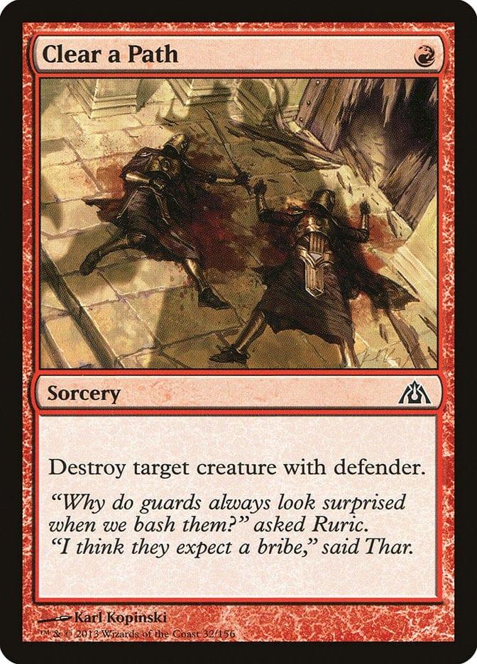 Magic: The Gathering MTG Single Clear a Path [Dragon's Maze]