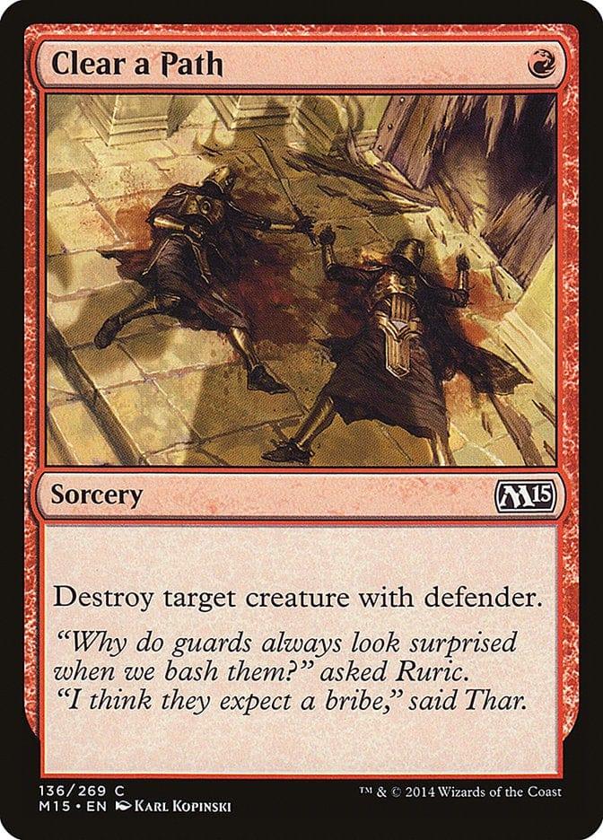 Magic: The Gathering MTG Single Clear a Path [Magic 2015]