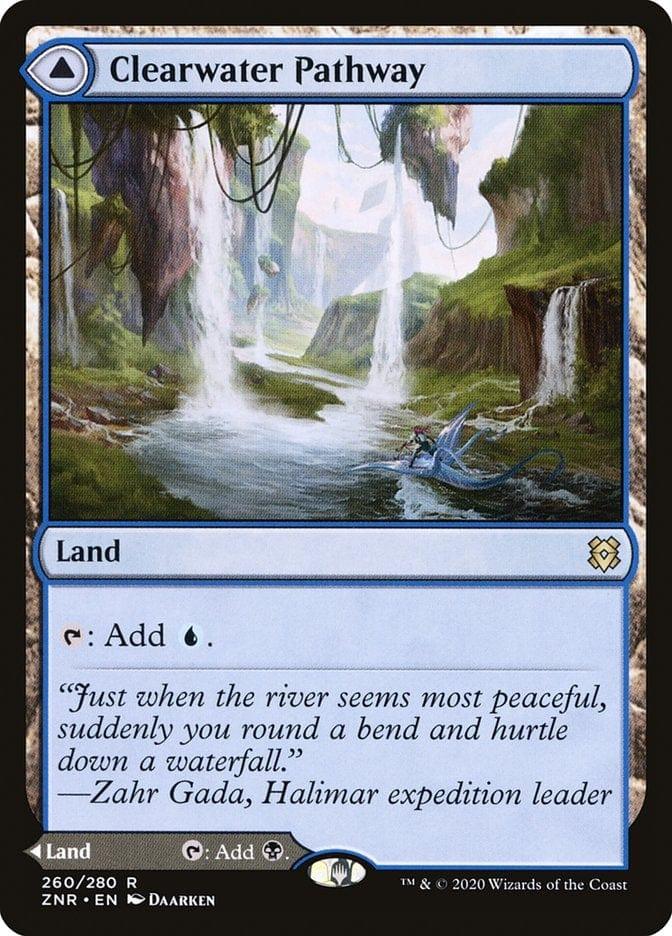 Magic: The Gathering MTG Single Clearwater Pathway // Murkwater Pathway [Zendikar Rising]