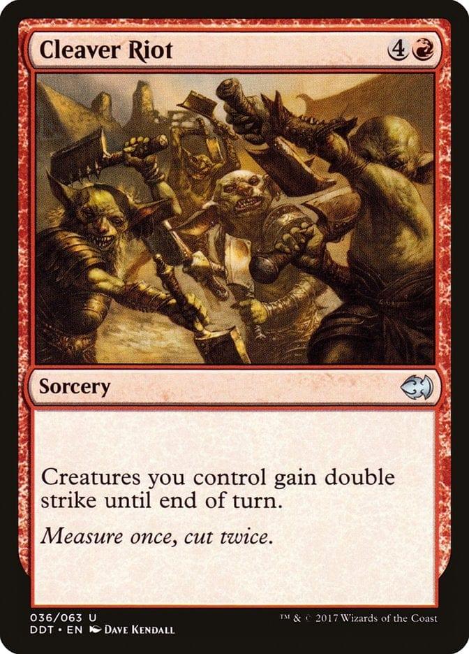 Magic: The Gathering MTG Single Cleaver Riot [Duel Decks: Merfolk vs. Goblins]