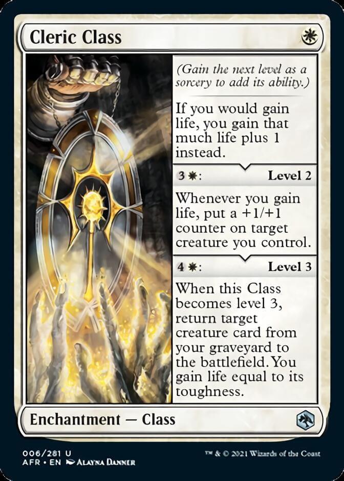 Magic: The Gathering MTG Single Cleric Class [Dungeons & Dragons: Adventures in the Forgotten Realms]