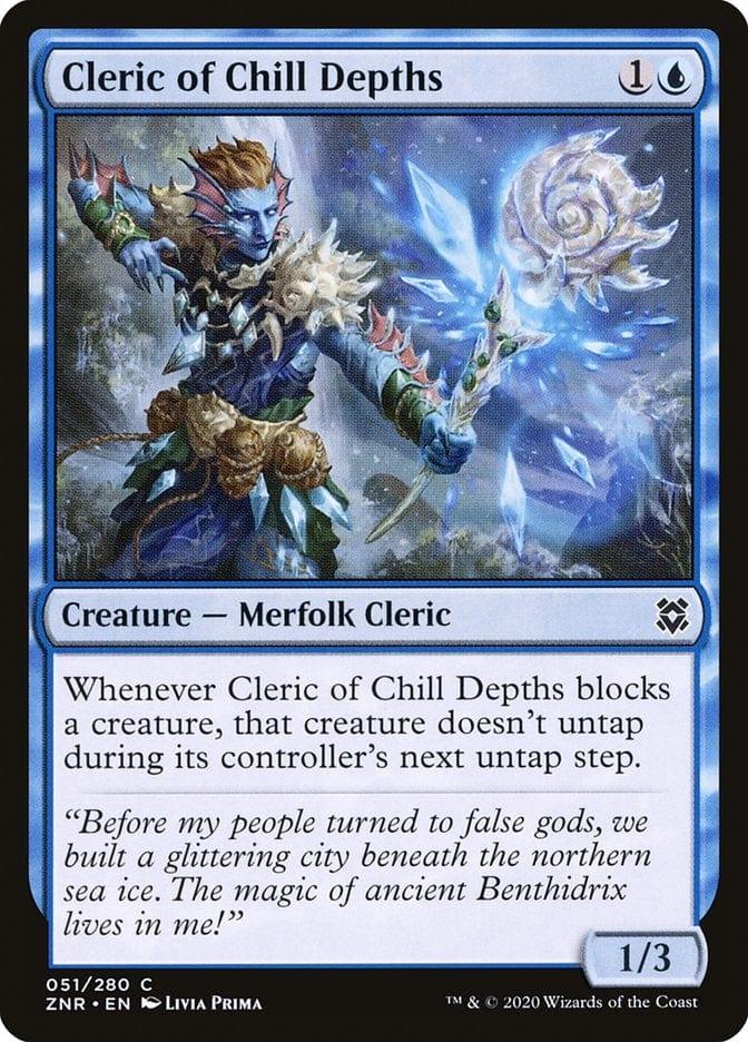 Magic: The Gathering MTG Single Cleric of Chill Depths [Zendikar Rising]