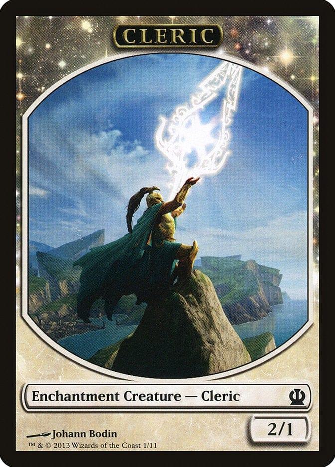 Magic: The Gathering MTG Single Cleric [Theros Tokens]