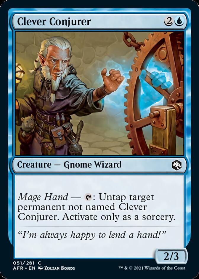 Magic: The Gathering MTG Single Clever Conjurer [Dungeons & Dragons: Adventures in the Forgotten Realms]