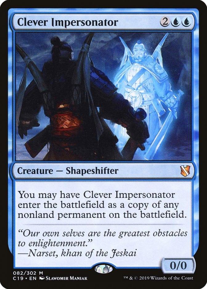 Magic: The Gathering MTG Single Clever Impersonator [Commander 2019]