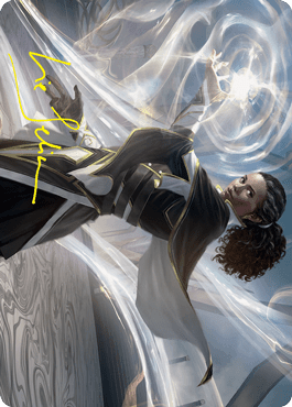 Magic: The Gathering MTG Single Clever Lumimancer Art Card (Gold-Stamped Signature) [Strixhaven: School of Mages Art Series]