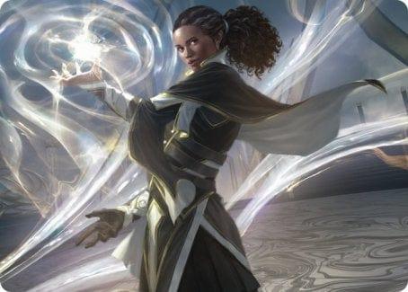 Magic: The Gathering MTG Single Clever Lumimancer Art Card [Strixhaven: School of Mages Art Series]