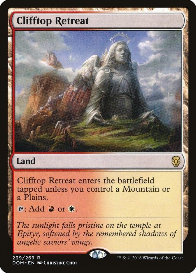 Magic: The Gathering MTG Single Clifftop Retreat [Dominaria]