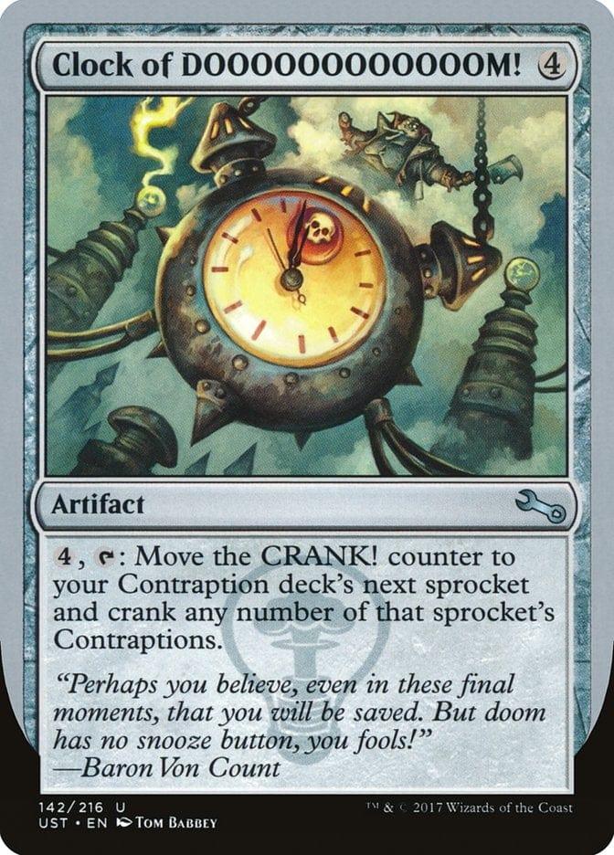 Magic: The Gathering MTG Single Clock of DOOOOOOOOOOOOM! [Unstable]