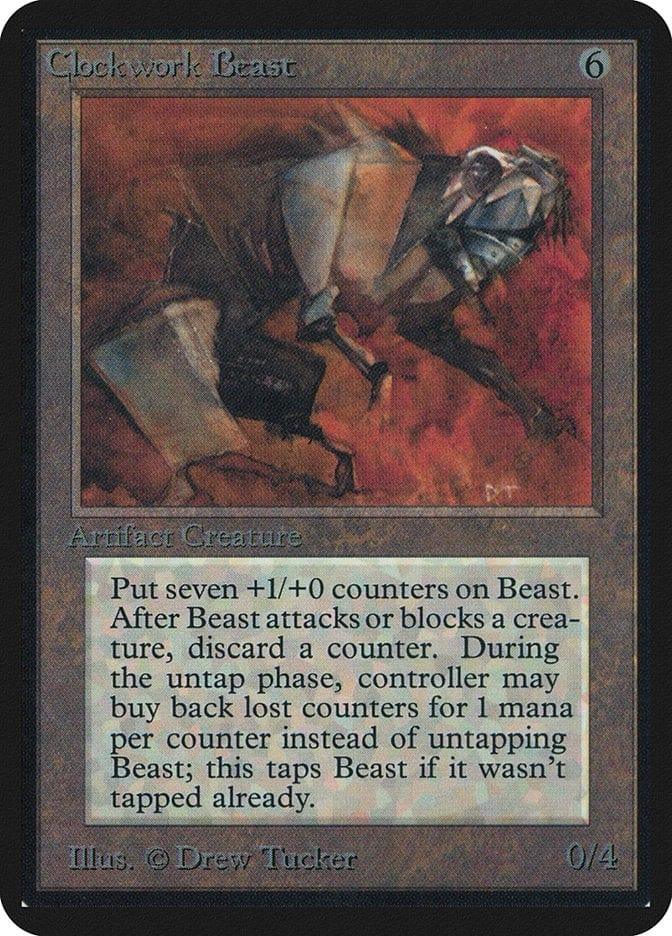 Magic: The Gathering MTG Single Clockwork Beast [Limited Edition Alpha]