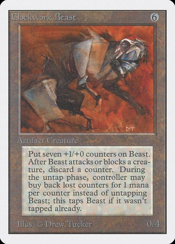 Magic: The Gathering MTG Single Clockwork Beast [Unlimited Edition]