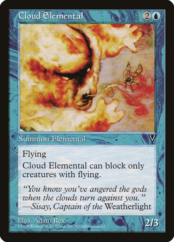Magic: The Gathering MTG Single Cloud Elemental [Visions]