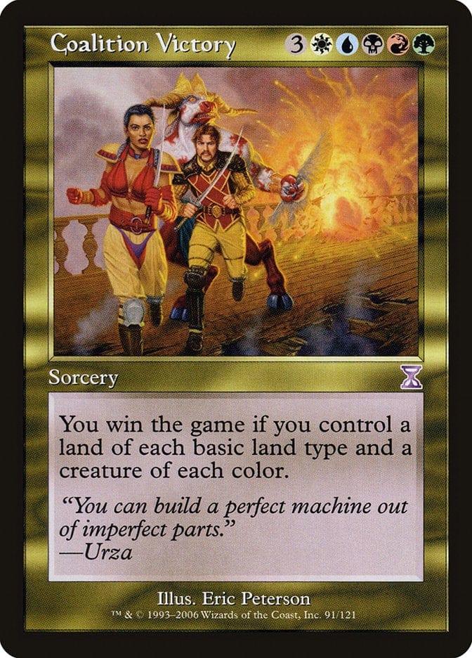 Magic: The Gathering MTG Single Coalition Victory [Time Spiral Timeshifted]