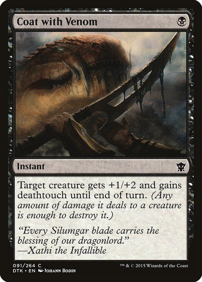 Magic: The Gathering MTG Single Coat with Venom [Dragons of Tarkir]