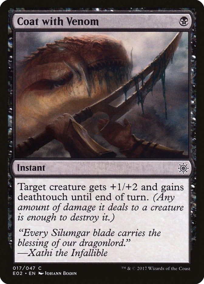 Magic: The Gathering MTG Single Coat with Venom [Explorers of Ixalan]