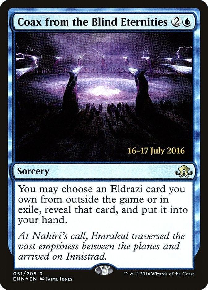 Magic: The Gathering MTG Single Coax from the Blind Eternities  [Eldritch Moon Prerelease Promos]
