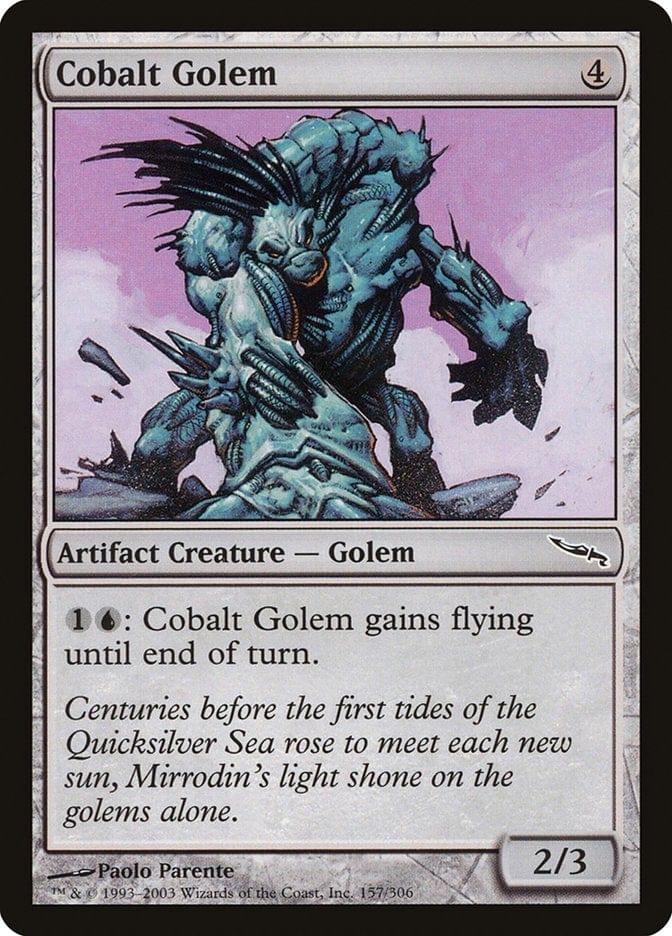 Magic: The Gathering MTG Single Cobalt Golem [Mirrodin]