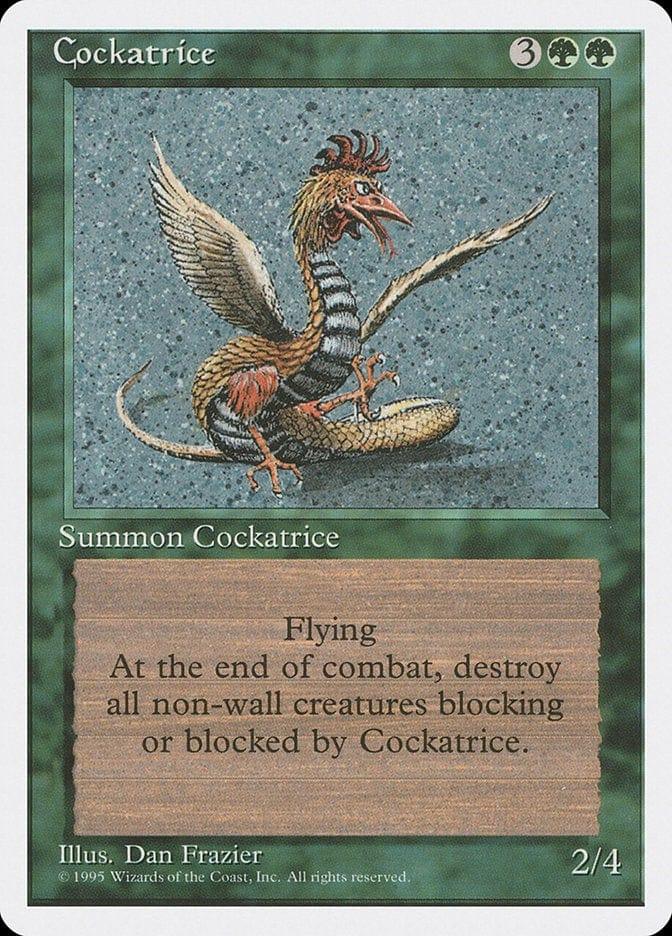 Magic: The Gathering MTG Single Cockatrice [Fourth Edition]