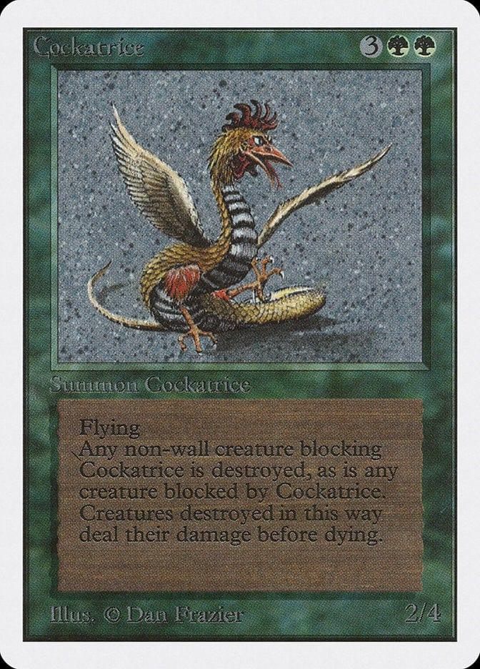 Magic: The Gathering MTG Single Cockatrice [Unlimited Edition]