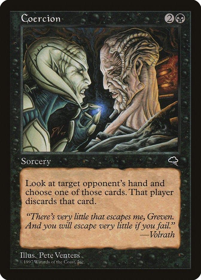Magic: The Gathering MTG Single Coercion [Tempest]