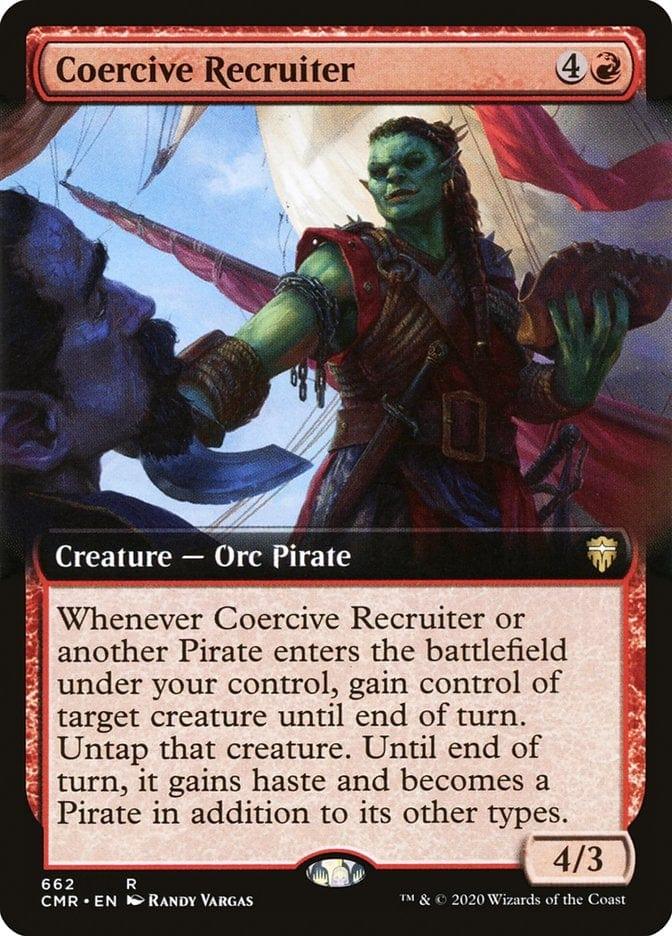 Magic: The Gathering MTG Single Coercive Recruiter (Extended) [Commander Legends Extended]