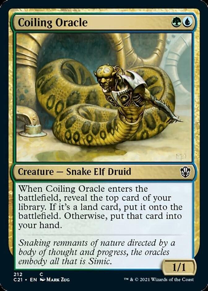 Magic: The Gathering MTG Single Coiling Oracle [Commander 2021]
