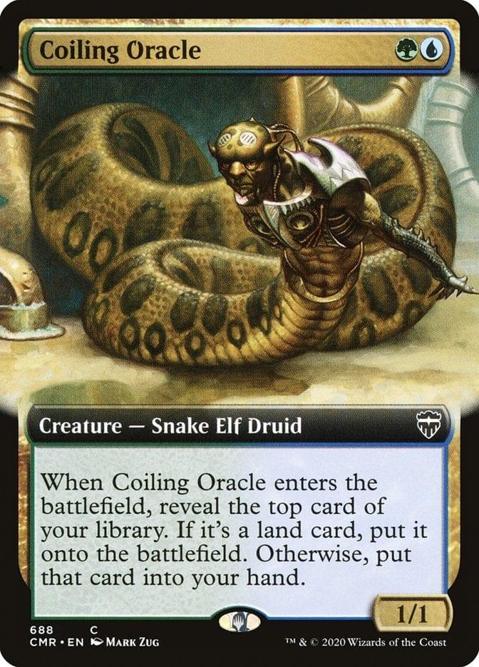 Magic: The Gathering MTG Single Coiling Oracle (Extended) [Commander Legends Extended]