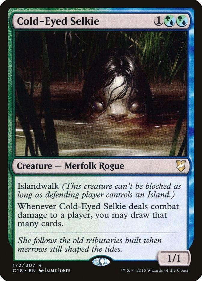 Magic: The Gathering MTG Single Cold-Eyed Selkie [Commander 2018]
