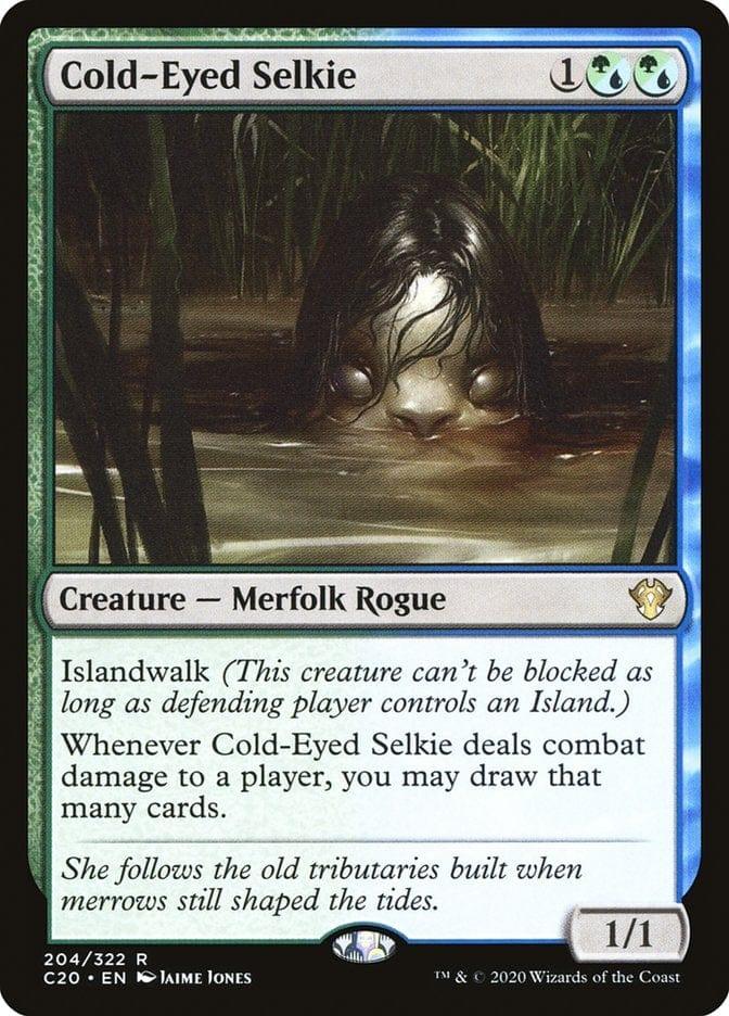 Magic: The Gathering MTG Single Cold-Eyed Selkie [Commander 2020]