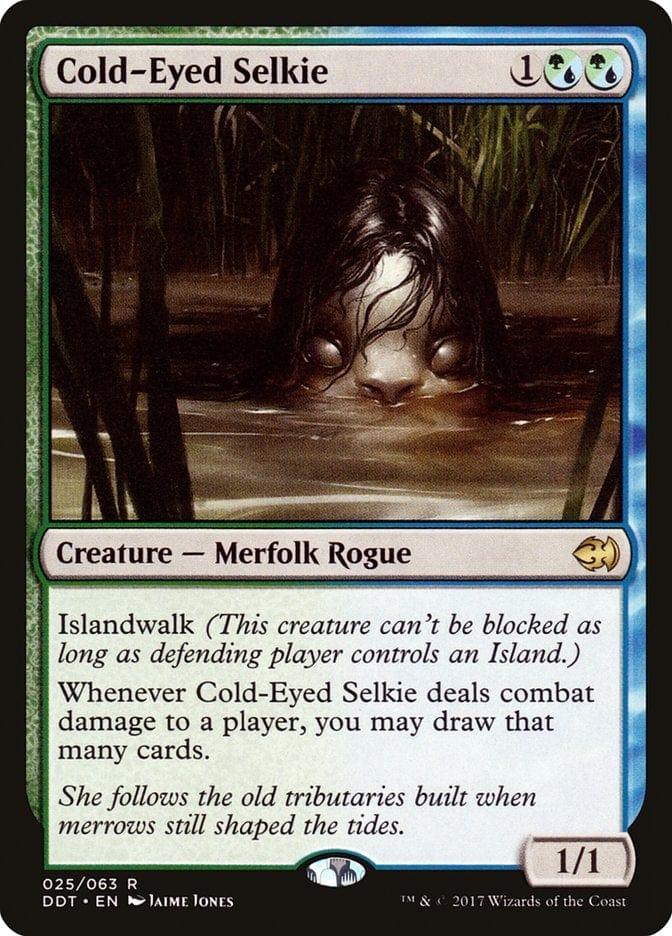 Magic: The Gathering MTG Single Cold-Eyed Selkie [Duel Decks: Merfolk vs. Goblins]