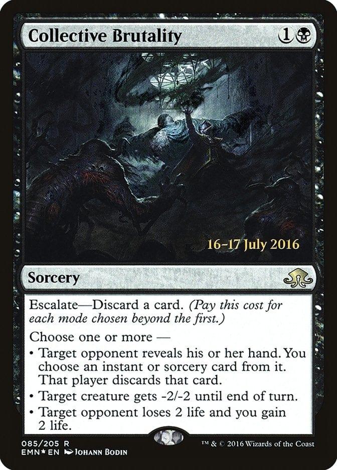 Magic: The Gathering MTG Single Collective Brutality  [Eldritch Moon Prerelease Promos]