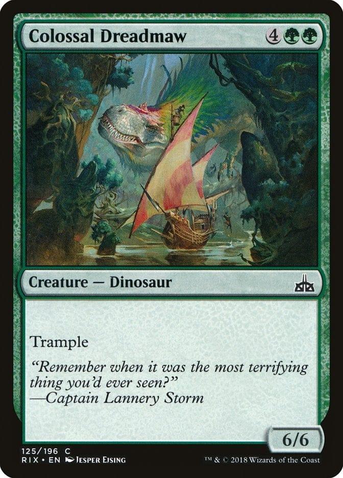 Magic: The Gathering MTG Single Colossal Dreadmaw [Rivals of Ixalan]