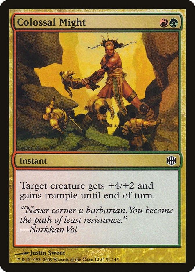 Magic: The Gathering MTG Single Colossal Might [Alara Reborn]