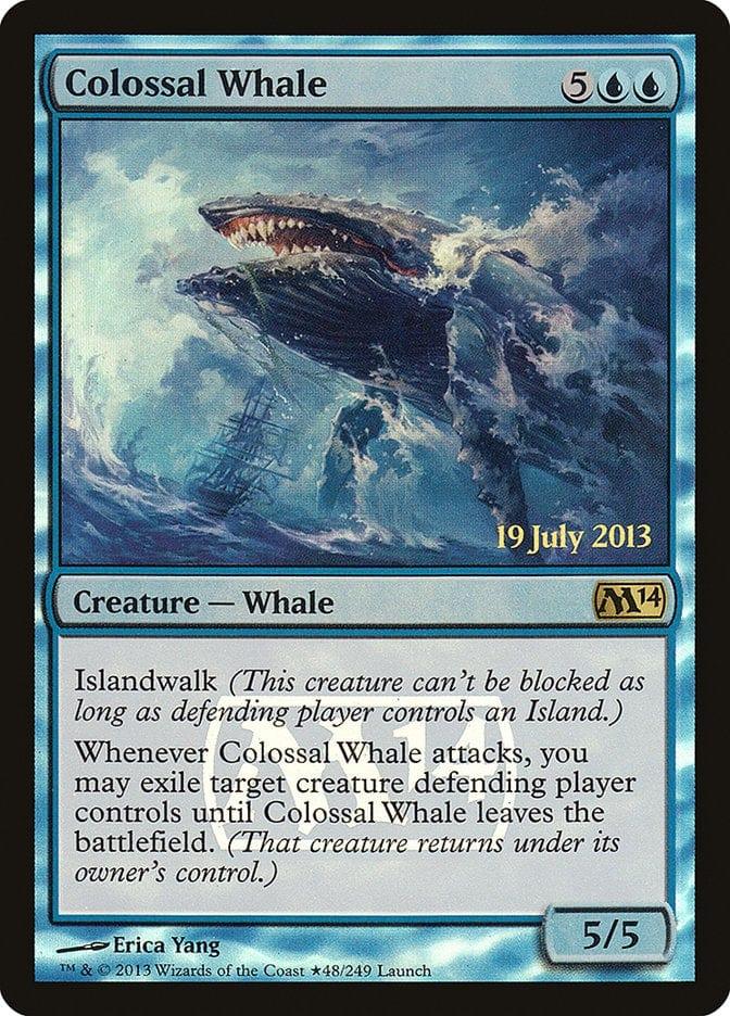 Magic: The Gathering MTG Single Colossal Whale [Magic 2014 Prerelease Promos]